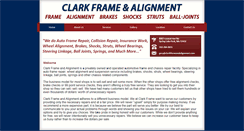 Desktop Screenshot of clarkframeandalignment.com