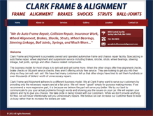 Tablet Screenshot of clarkframeandalignment.com